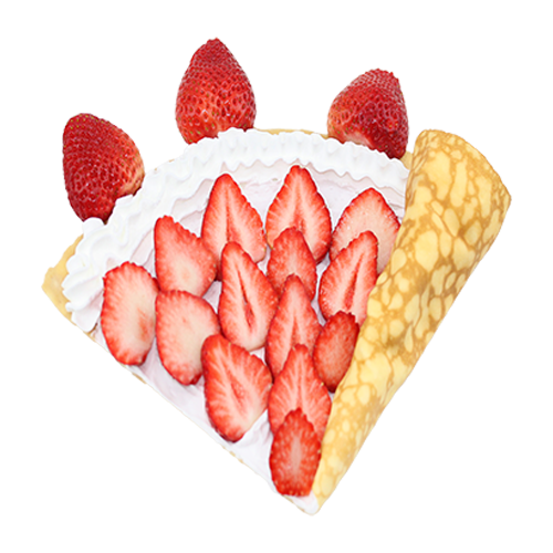 あまおうのクレープ
