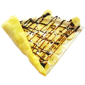 チョコバナナクレープ