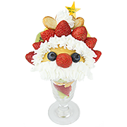 クリスマスのパフェ