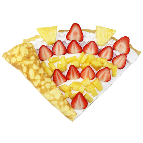 いちごパインクレープ