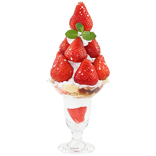 おもいっきりいちごパフェ