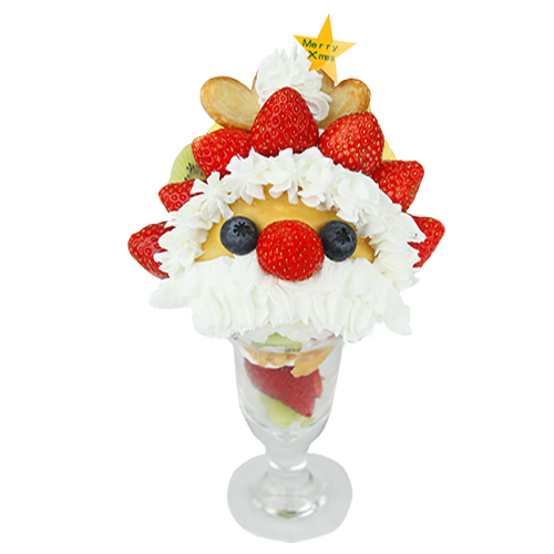 クリスマスのパフェ
