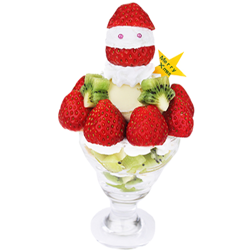 クリスマスのミニパフェ