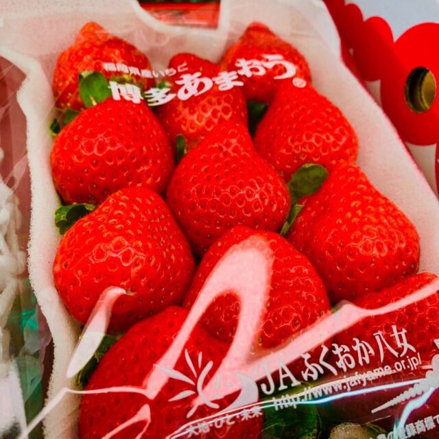 あまおう11月15日に初入荷しました！
    あかい・まるい・おおきい・うまい
    頭文字あわせて☆あまおう☆
    #アオイ農園 #愛の果実 #いちご #あまおう #まるい#おおきい #うまい #あかい #あまい